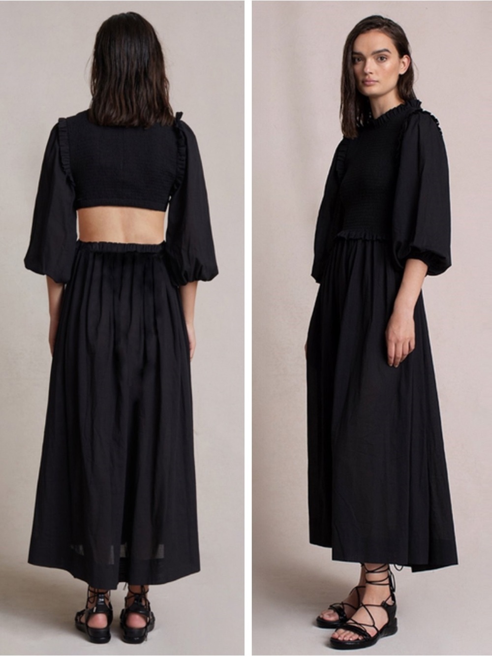 BEC AND BRIDGE - Willow Canyon Midi Dress - Black
